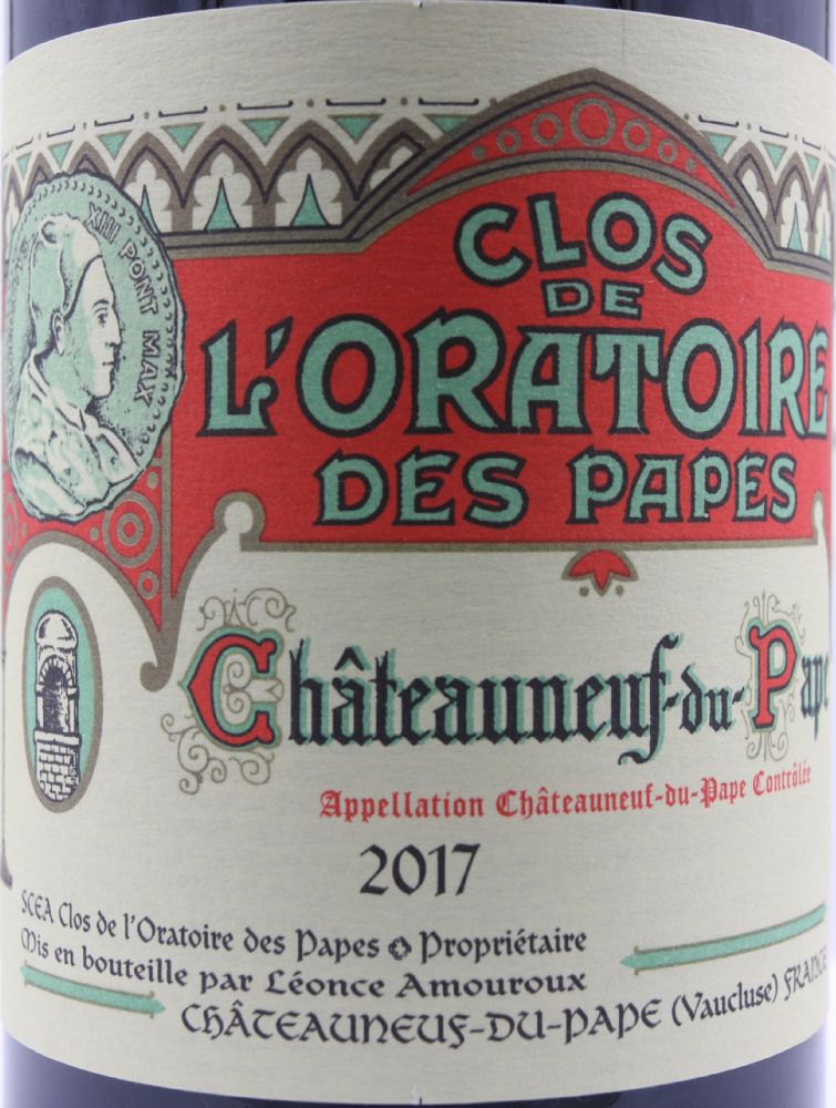 SCEA de L'Oratoire Clos De L'Oratoire Des Papes Châteauneuf-du-Pape AOC/AOP 2017, Main, #8599