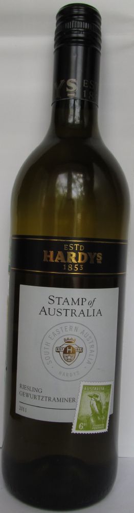 Thomas Hardy & Sons Stamp of Australia Riesling Gewürztraminer 2011, Main, #864