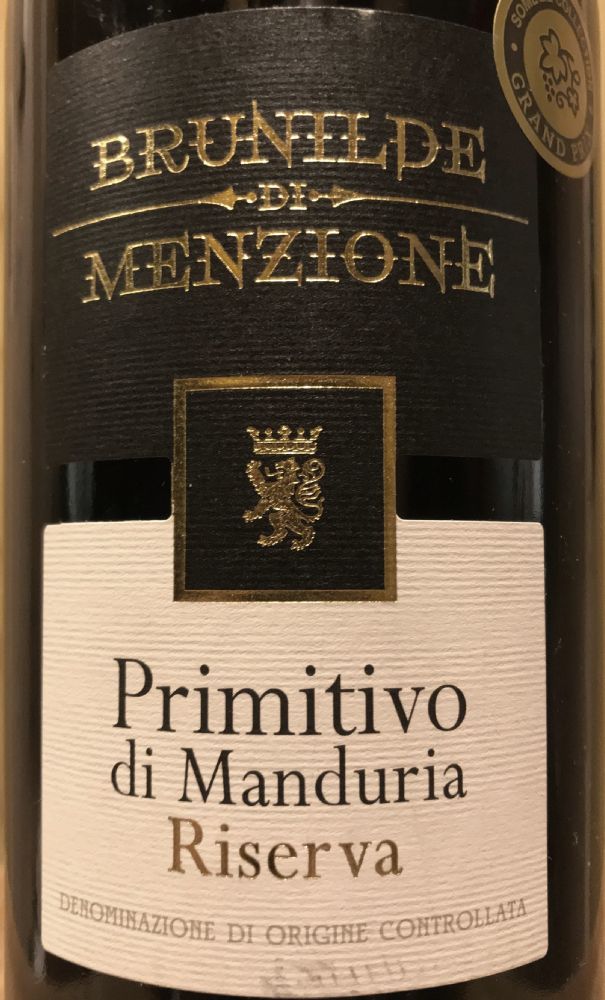 Cantine Di Ora Brunilde di Menzione Primitivo di Manduria Riserva DOC 2018, Main, #8645