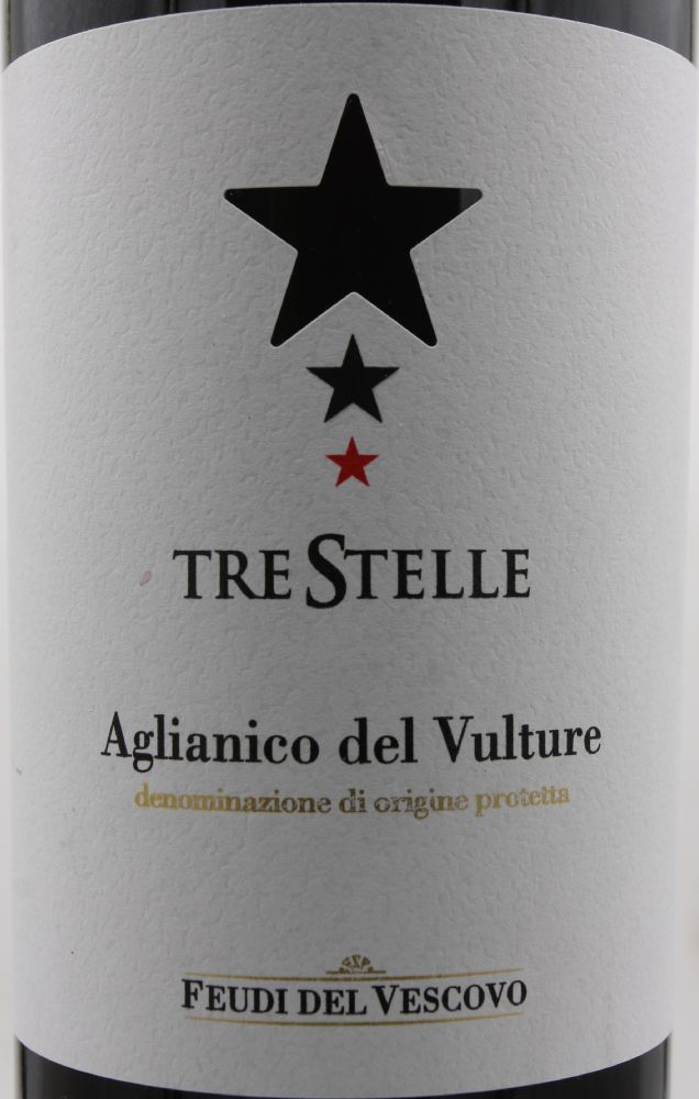 Vigneti del Vulture S.r.l. Tre Stelle Feudi del Vescovo Aglianico del Vulture DOC 2019, Main, #8731