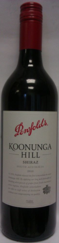 Penfolds Wines Koonunga Hill Shiraz 2010, Main, #883