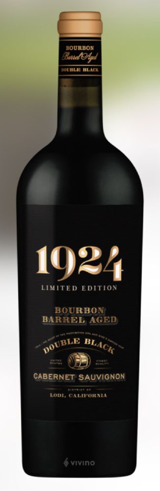 Gnarly Head Cellars 1924 Limited Edition Bourbon Barrel Aged Double Black Cabernet Sauvignon AVA Lodi 2019, Front, #8864
