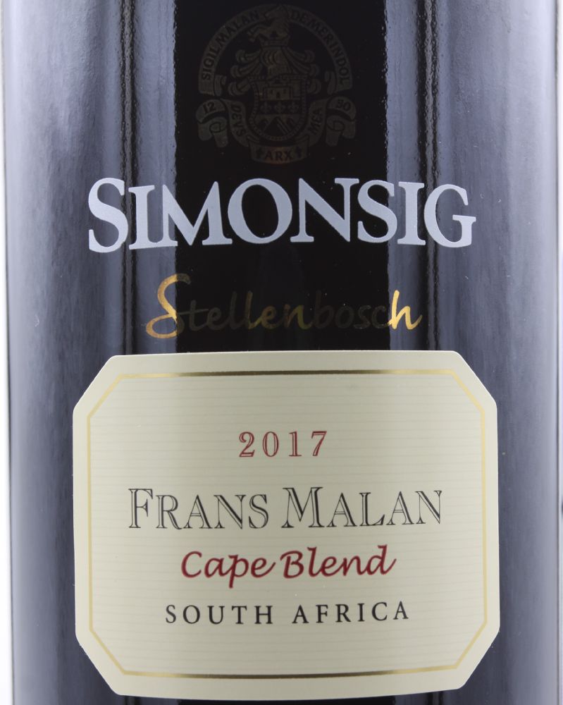 Simonsig Frans Malan W.O. Stellenbosch 2017, Main, #8869