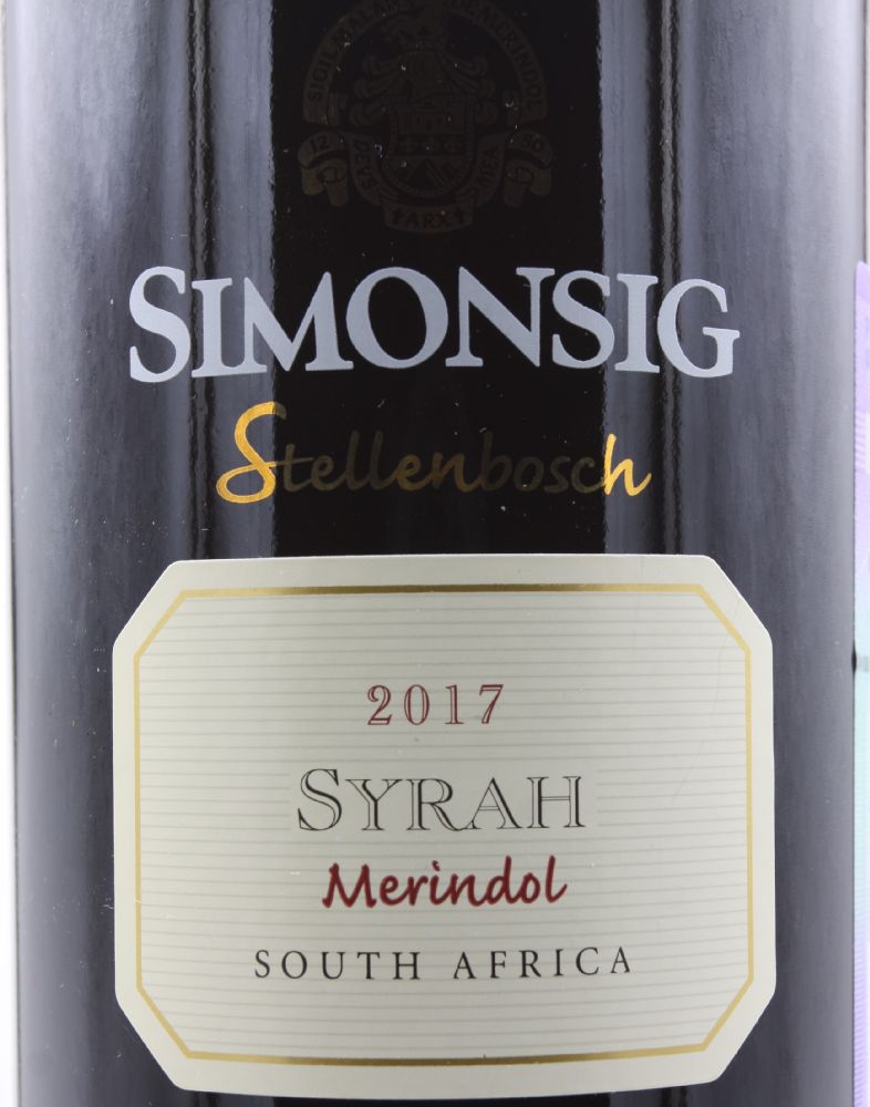 Simonsig Merindol Syrah W.O. Stellenbosch 2017, Main, #8875