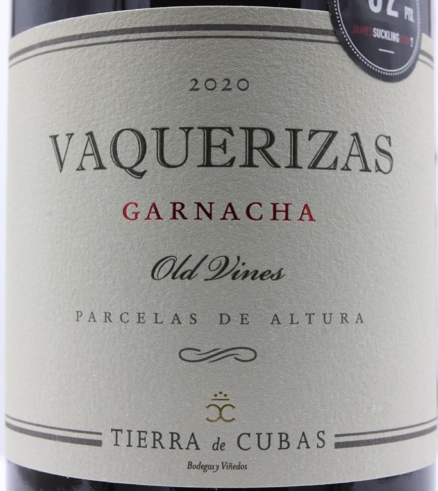 Bodegas San Valero S. Coop. Vaquerizas Old Vines Parcelas de Altura Garnacha DO Cariñena 2020, Main, #8888