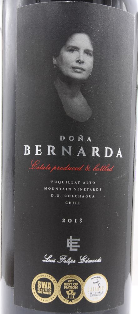 Viña Luis Felipe Edwards Doña Bernarda D.O. Colchagua Valley 2018, Main, #8904