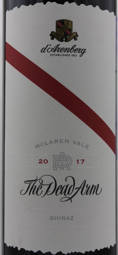 d'Arenberg Pty Ltd The Dead Arm Shiraz McLaren Vale 2017, Main, #8944