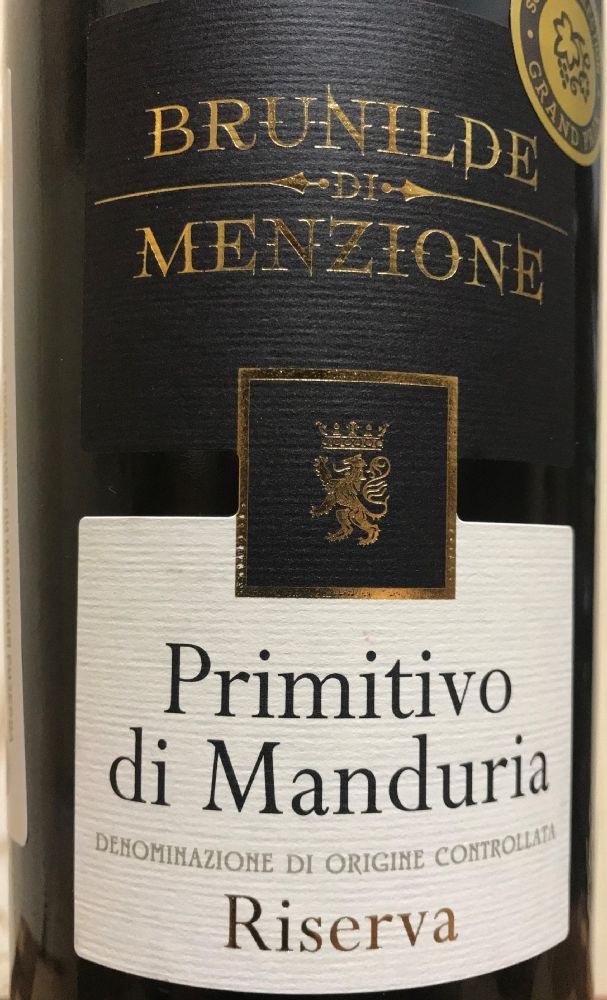 Cantine Di Ora Brunilde di Menzione Primitivo di Manduria Riserva DOC 2019, Main, #8957