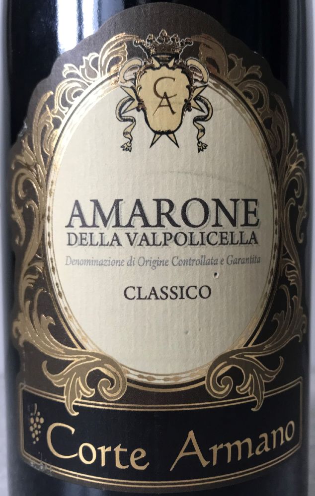 Giuseppe Campagnola S.p.A. Corte Armano Amarone della Valpolicella Classico DOC 2018, Main, #8980