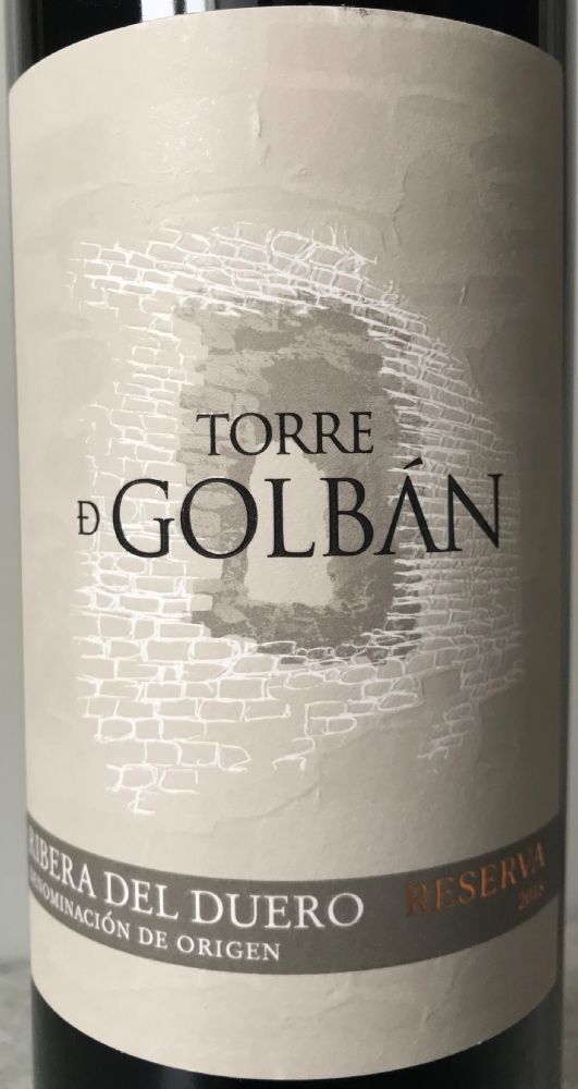 Bodega Atalayas de Golbán Torre de Golbán Reserva DO Ribera del Duero 2018, Main, #8983