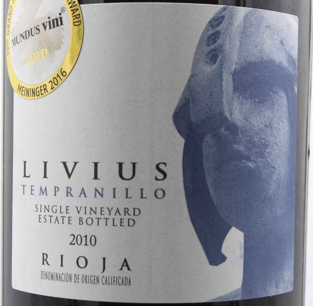 Bodegas Alvia S.L. Livius Tempranillo DOCa Rioja 2010, Main, #9043