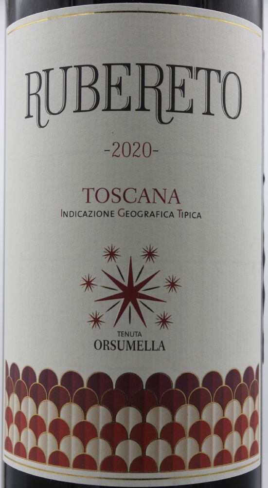 Orsumella S.r.l. Società Agricola Rubereto Toscana IGT 2020, Main, #9078
