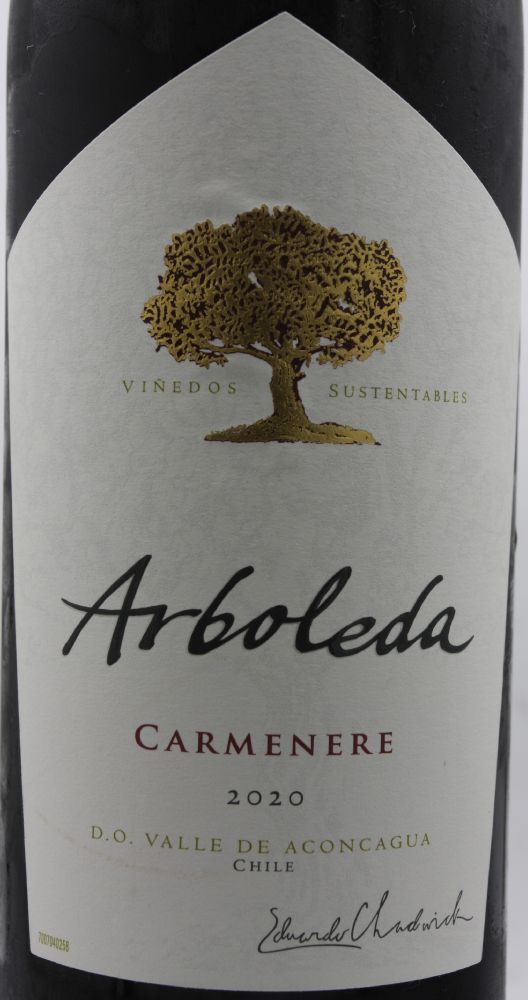 Viña Arboleda S.A. Carménère D.O. Aconcagua 2020, Main, #9112