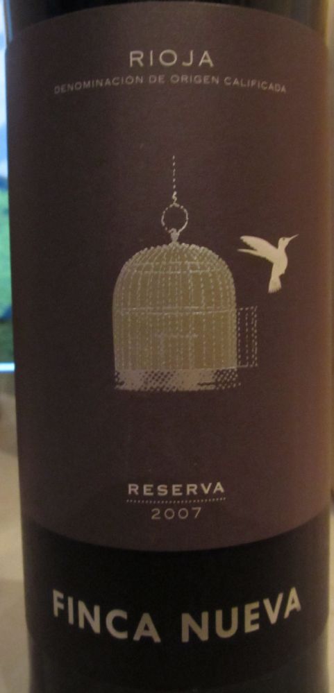 Bodegas Finca Nueva S.L.U. Reserva DOCa Rioja 2007, Front, #922