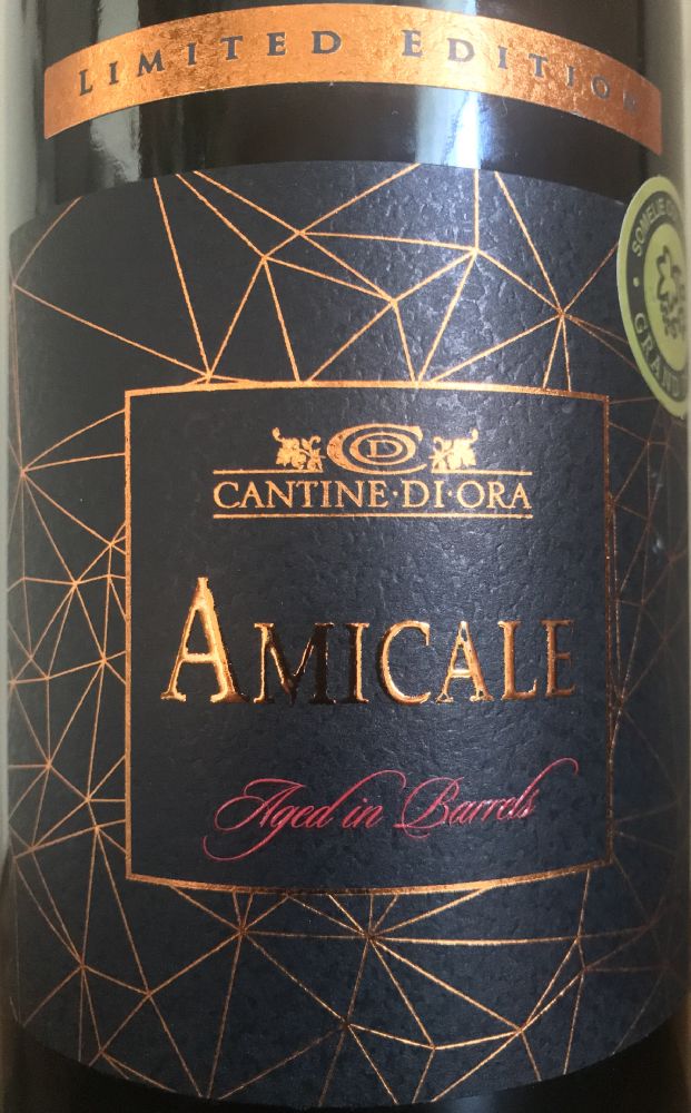 Cantine Di Ora Amicale Aged in Barrels Corvina Verona IGT 2019, Main, #9230