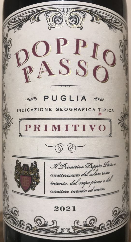 Casa Vinicola Botter Carlo & C. S.p.A. Doppio Passo Primitivo Puglia IGT 2021, Main, #9254