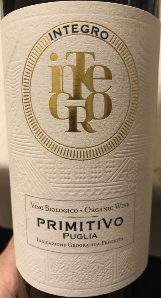 The Wine People S.r.l. Integro Primitivo Puglia IGT 2021, Main, #9322