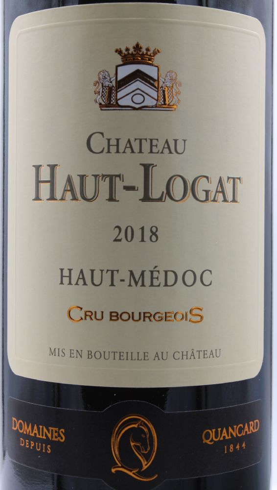 S.A. Cheval Quancard Château Haut-Logat Cru Bourgeois  Haut-Médoc AOC/AOP 2018, Main, #9343