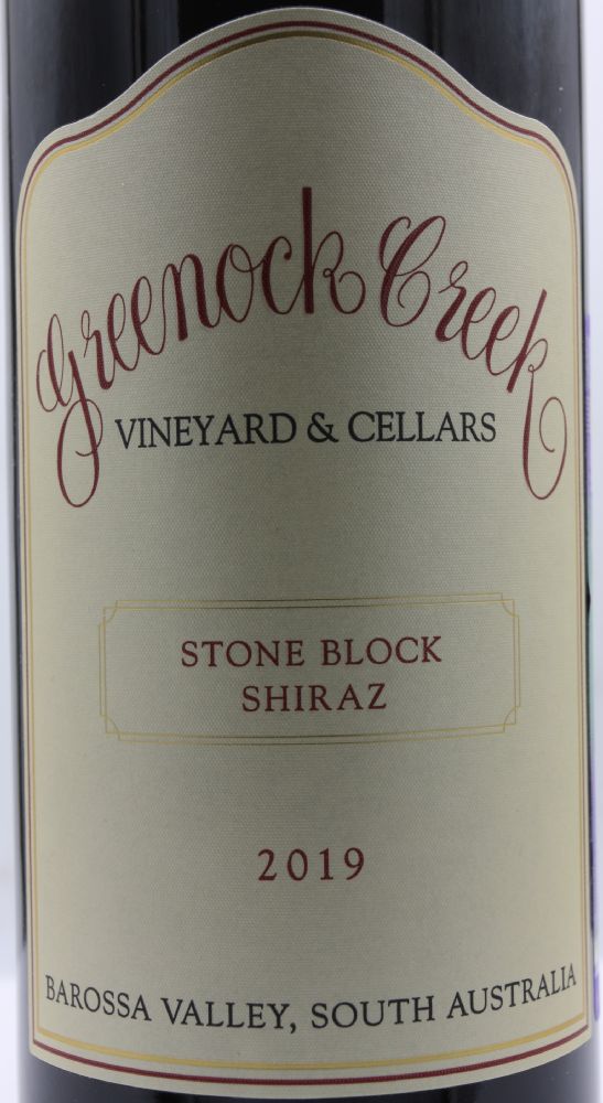 Greenock Creek Estate Wines (SA) Pty Ltd Stone Block Shiraz Barossa Valley 2019, Main, #9349