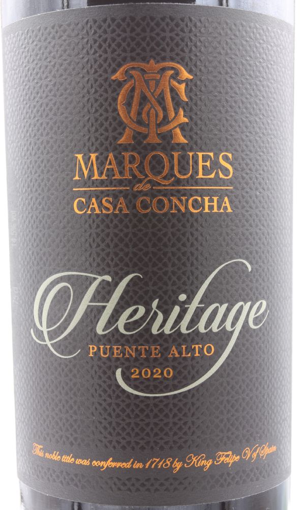 Viña Concha y Toro S.A. Marques de Casa Concha Heritage Puente Alto 2020, Main, #9357