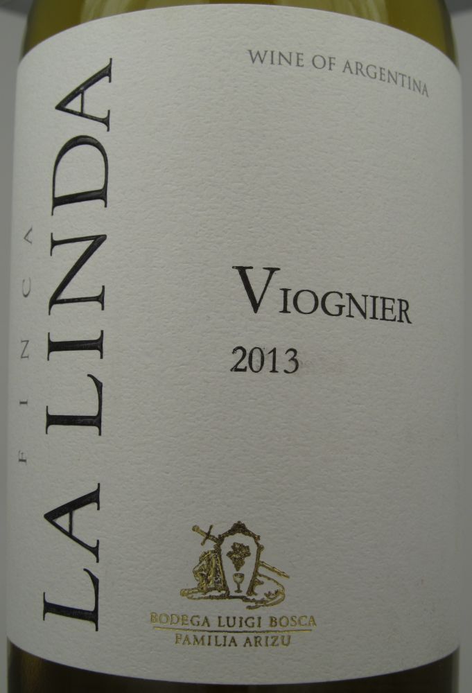 Leoncio Arizu S.A. Viognier Finca La Linda 2013, Main, #937