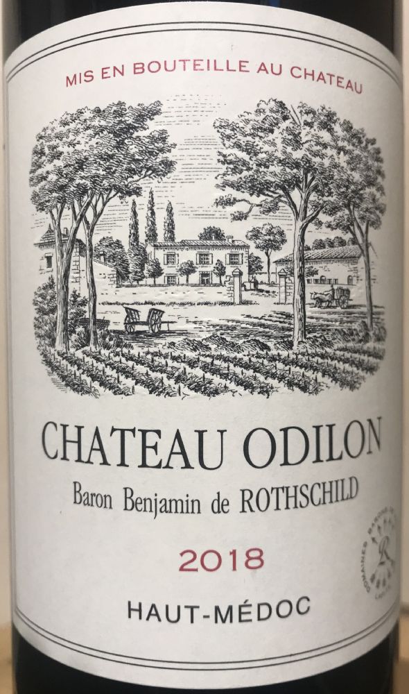 E.V.E.R. Château Odilon Baron Benjamin de Rothschild Haut-Médoc AOC/AOP 2018, Main, #9385
