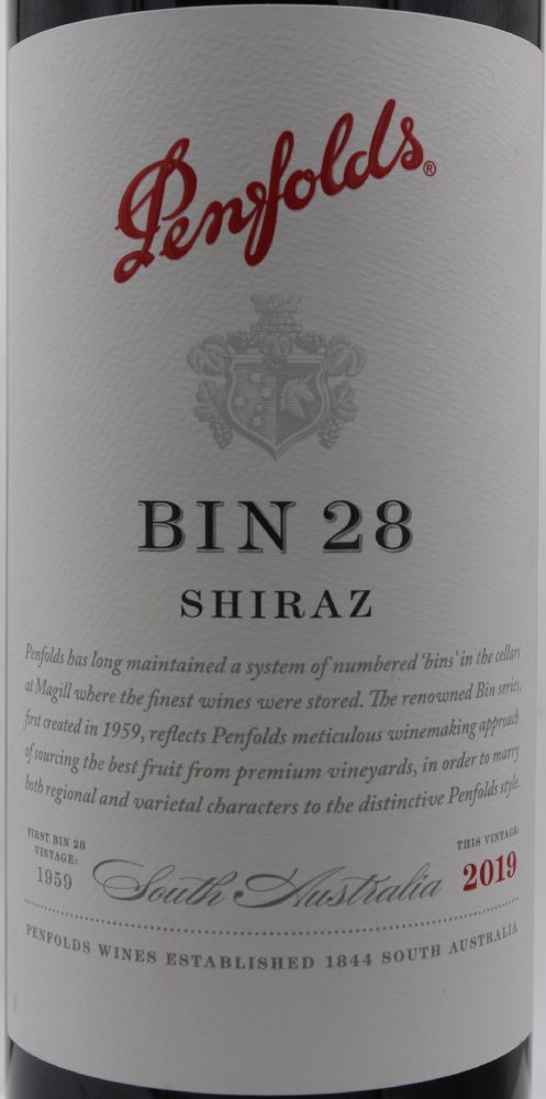 Penfolds Wines BIN 28 KALIMNA Shiraz 2019, Main, #9499