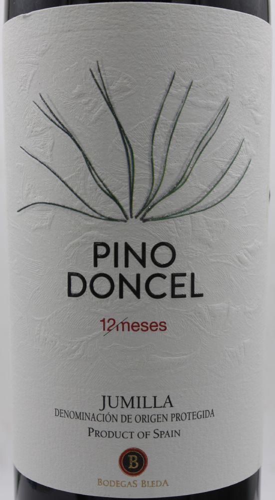 Bodegas Bleda S.L. Pino Doncel 12 meses DO Jumilla 2020, Main, #9521