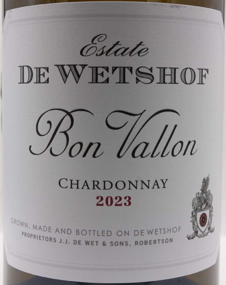 De Wetshof Estate Bon Vallon Chardonnay 2023, Main, #9579