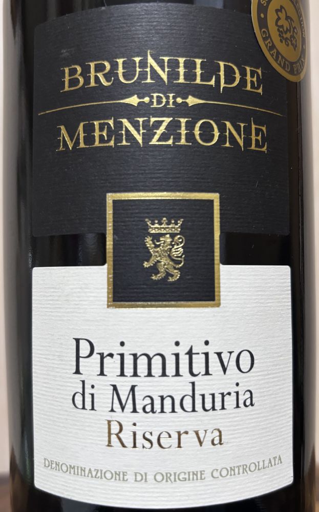 Cantine Di Ora Brunilde di Menzione Primitivo di Manduria Riserva DOC 2020, Main, #9646