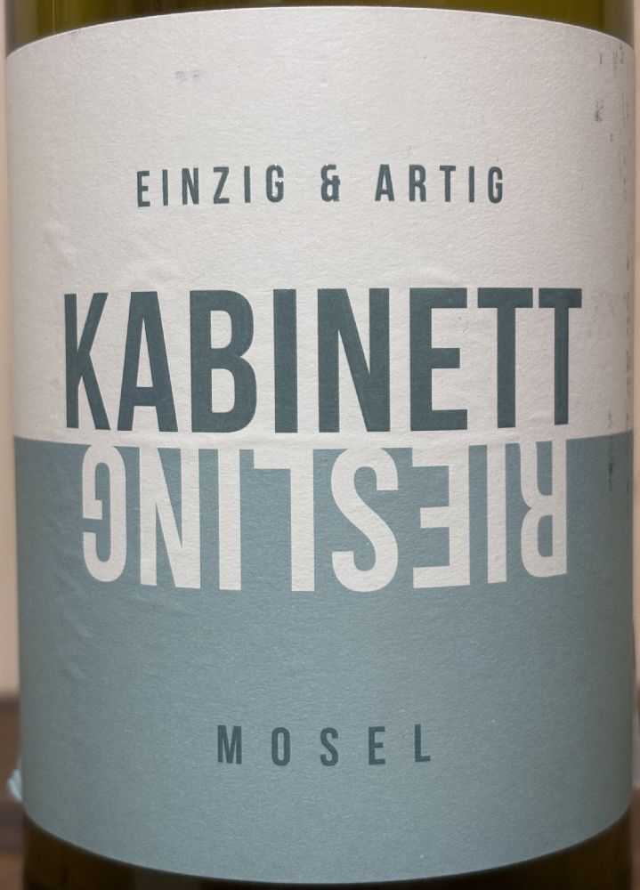 Moselland eG Winzergenossenschaft Einzig & Artig Kabinett Riesling 2023, Main, #9693