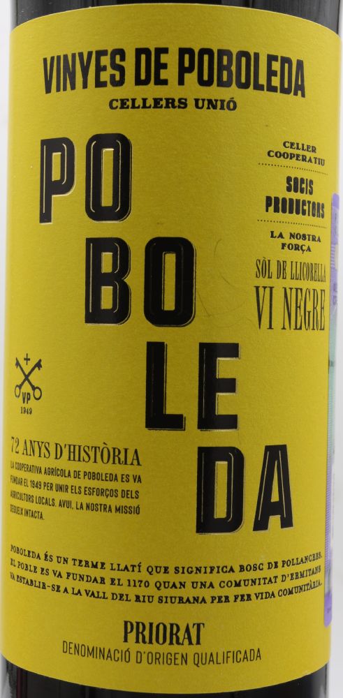 Unió Corporació Alimentària S.C.C.L. Vinyes de Poboleda DOCa Priorat 2021, Main, #9708