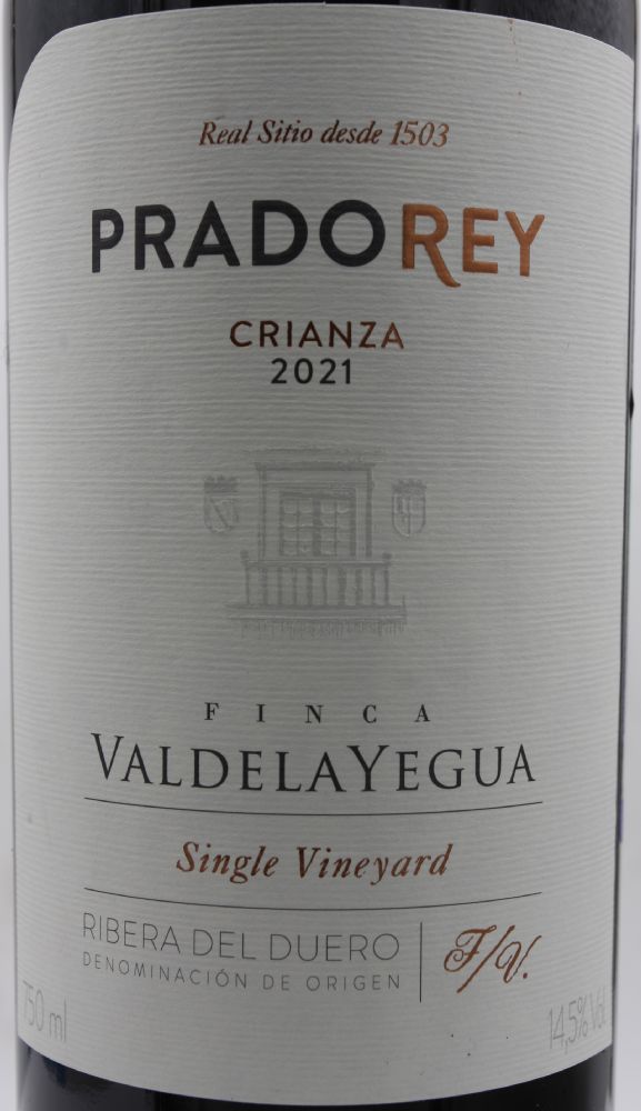 Real Sitio de Ventosilla S.A. Pradorey Crianza Finca Valdelayegua Single Vineyard DO Ribera del Duero 2021, Main, #9807