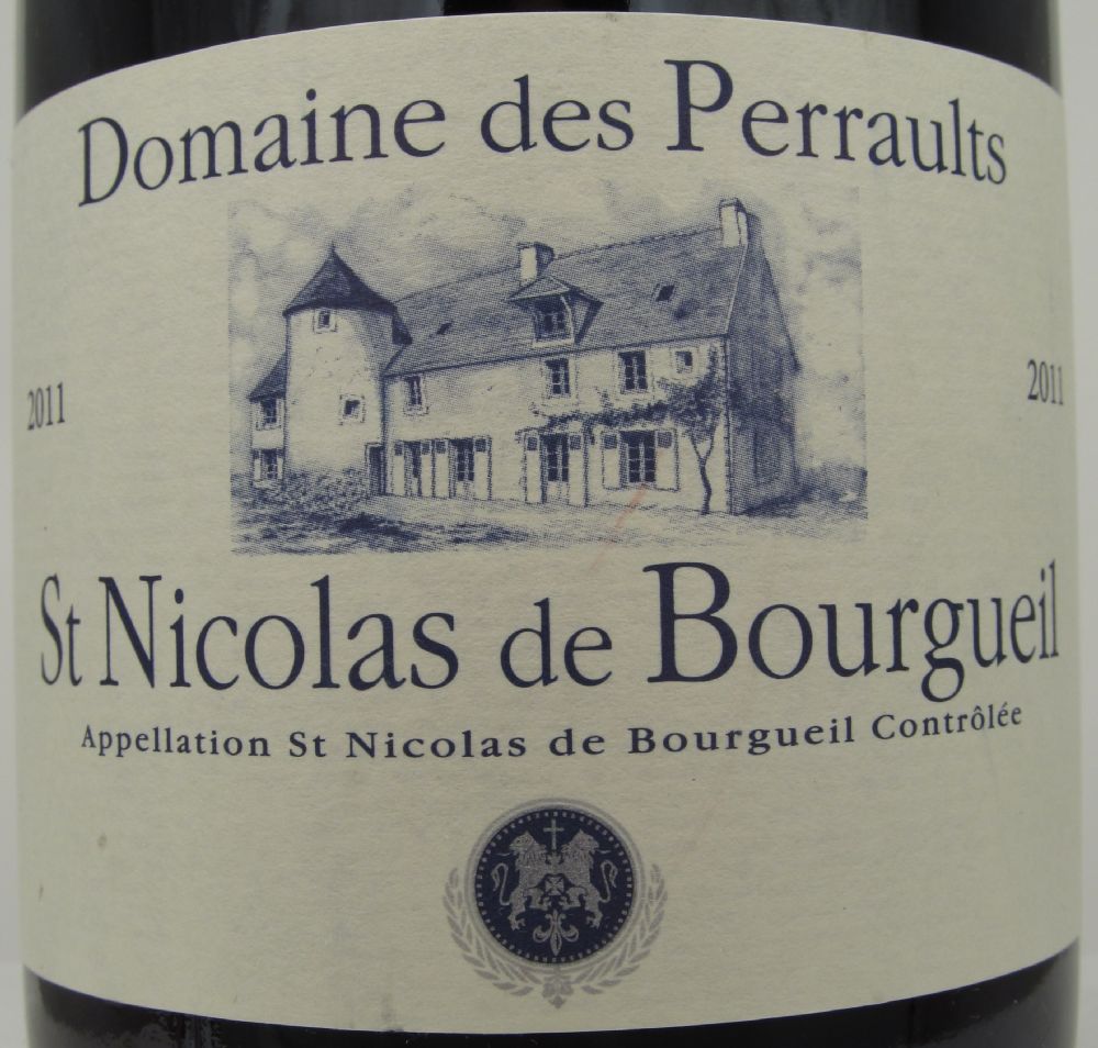 Loire Proprietes SAS Domaine des Perraults Saint-Nicolas-de-Bourgueil AOC/AOP 2011, Front, #989