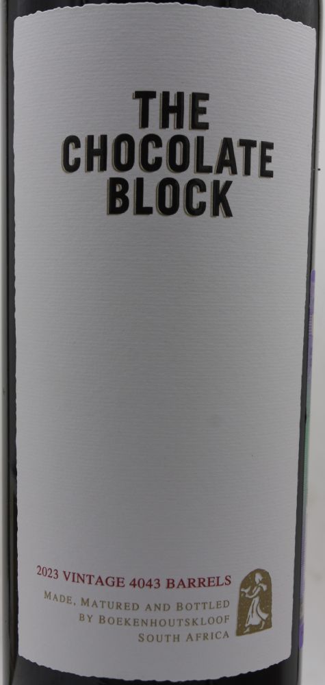 Boekenhoutskloof Winery (Pty) Ltd The Chocolate Block 2023, Main, #9947